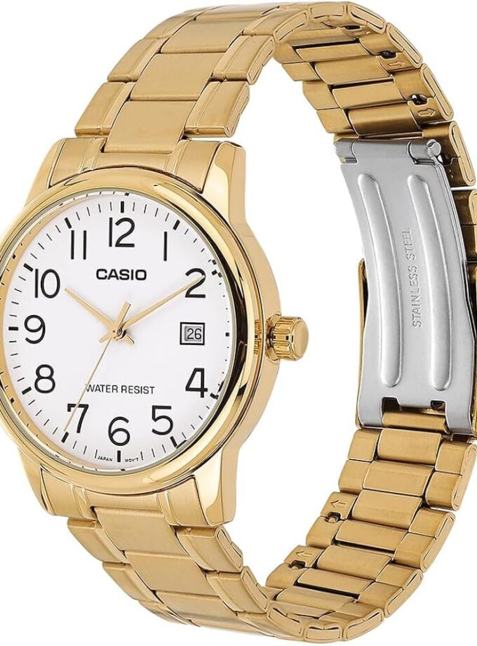 aiwatch_LTP-V002G-7B2UDF - Montre-Bracelet Femme - Casio Collection LTP-V002G-7B2UDF - Bracelet Dorée En Acier Inoxydable