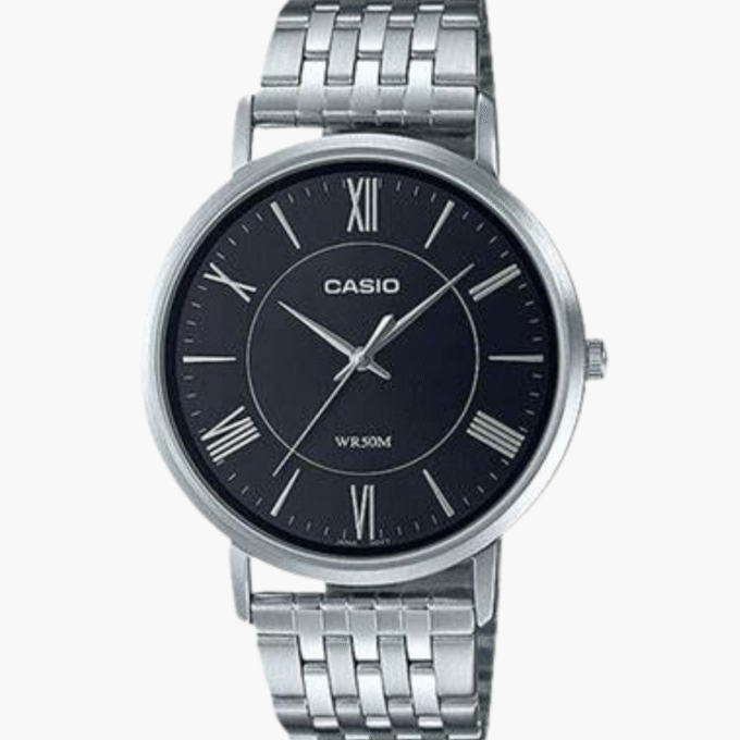 Montre-Bracelet Homme - Casio Collection MTP-B110D-1AVDF - Bracelet Gris en Acier Inoxydable