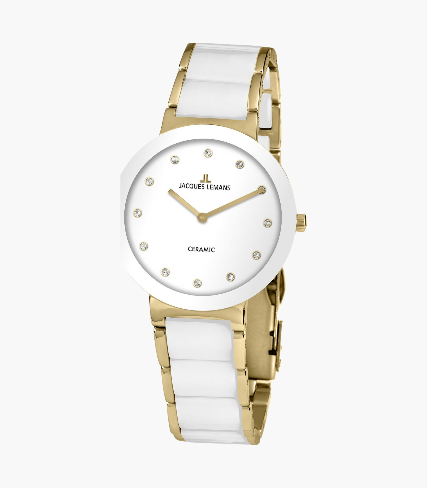 Bracelet-Montre Homme Jacques Lemans - 42-7L - Bracelet Bicolore En Céramique High-Tech