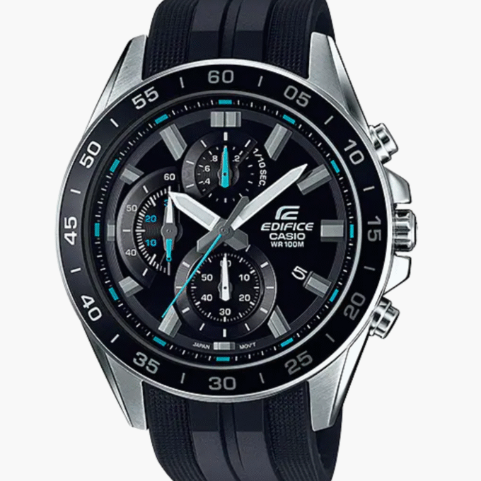 Montre Homme Casio Edifice - EFV-550P-1AVUDF - Bracelet Noir En Résine - Résistance à l'eau 10 ATM