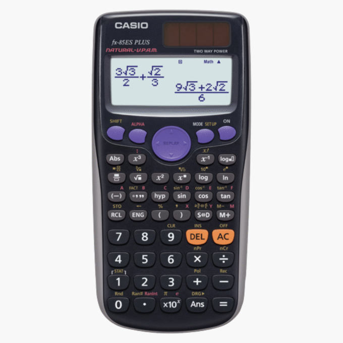 Calculatrices scientifiques standard Casio - FX-85ESPLUS - Noir