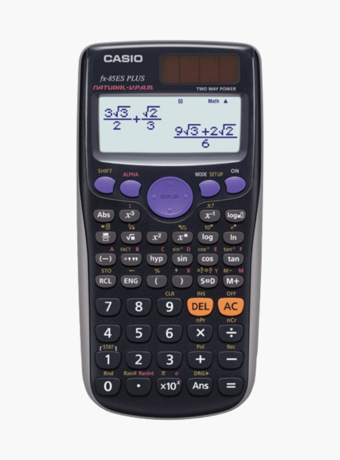 Calculatrices scientifiques standard Casio - FX-85ESPLUS - Noir