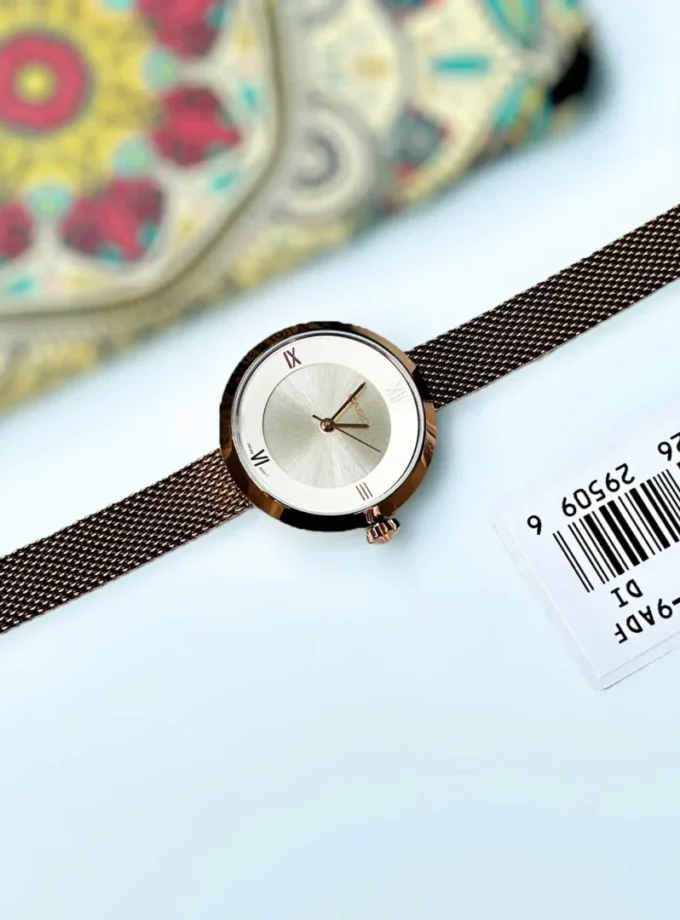 aiwatch_LTP-E154MR-9ADF - Montre Femme Casio Collection - LTP-E154MR-9ADF - Bracelet Dorée Rose En Acier Inoxydable - Résistance à l'eau 30 M