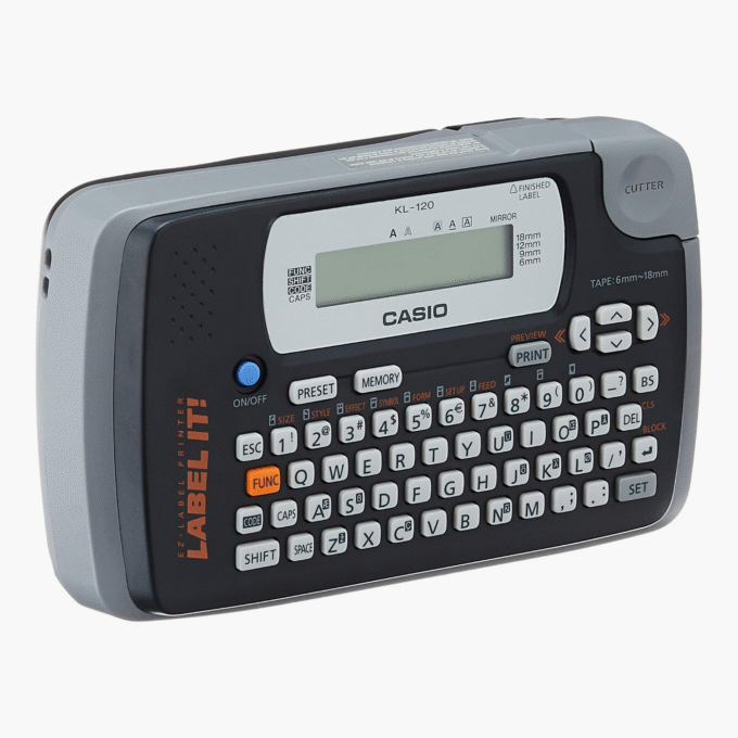 Imprimante d'étiquettes Casio, KL-120-W