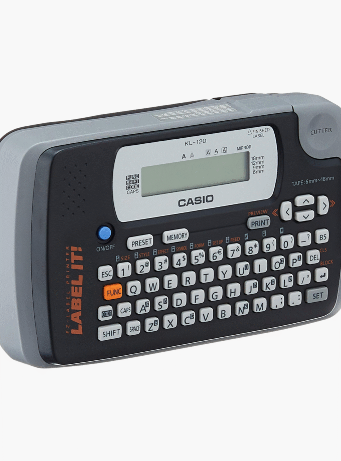 Imprimante d'étiquettes Casio, KL-120-W