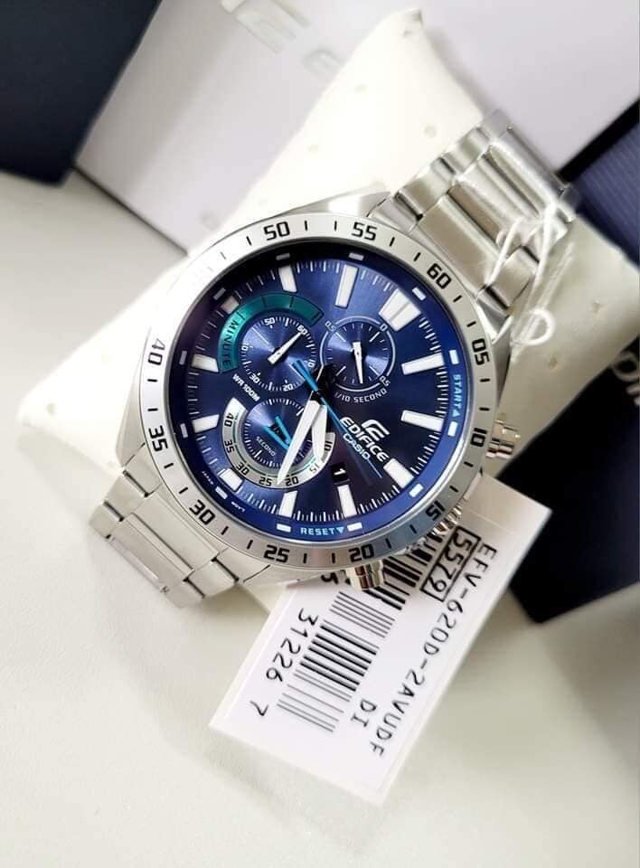 aiwatch_EFV-620D-2AVUDF - Montre Homme Casio Edifice EFV-620D-2AVUDF - Bracelet Gris en acier Inoxydable - Résistance à l'eau 100 Mètres