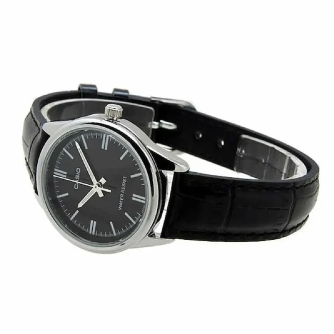 Casio - Bracelet en Cuir - Noir