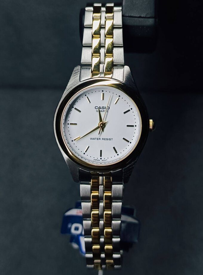 montre femme casio ltp 1129g 7ardf bracelet en acier inoxydable