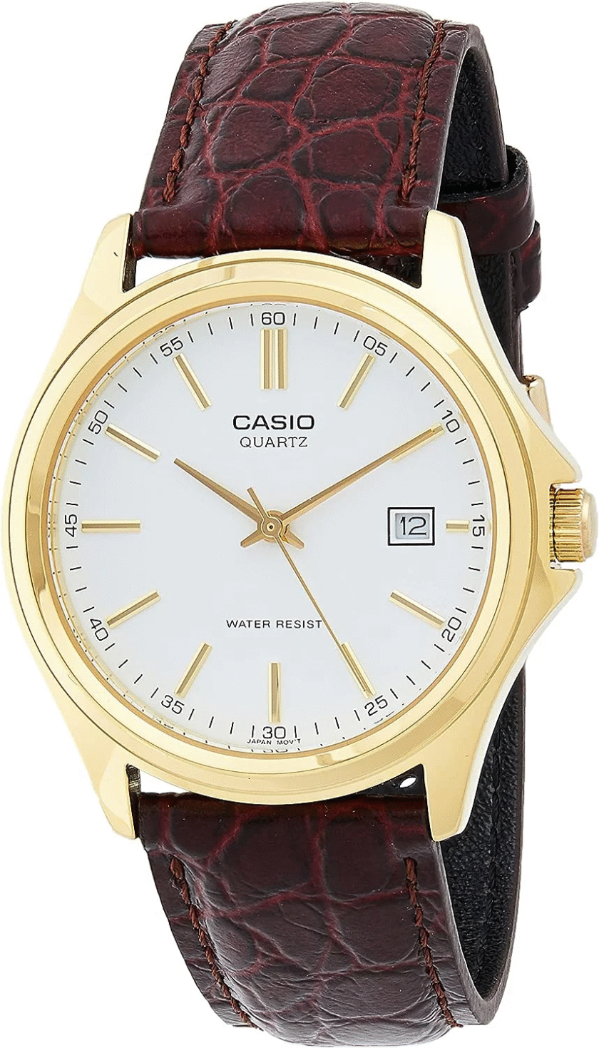 montre homme casio mtp 1183q 7adf bracelet en cuir
