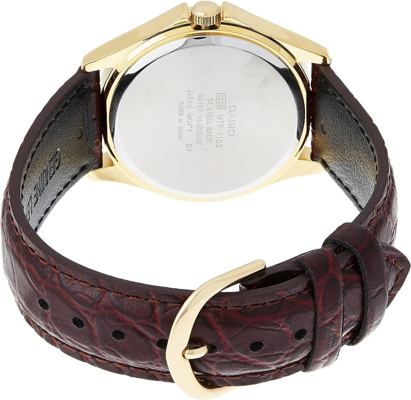 montre homme casio mtp 1183q 7adf bracelet en cuir