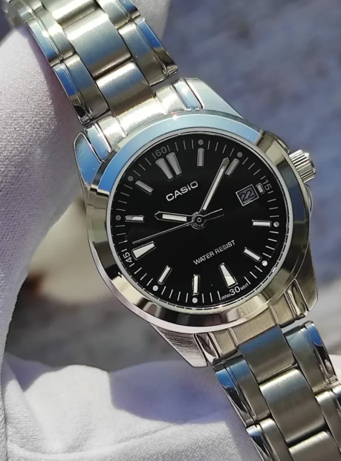 aiwatch_LTP-1215A-1A2DF - Montre Femme Casio - LTP-1215A-1A2DF - Bracelet en Acier Inoxydable