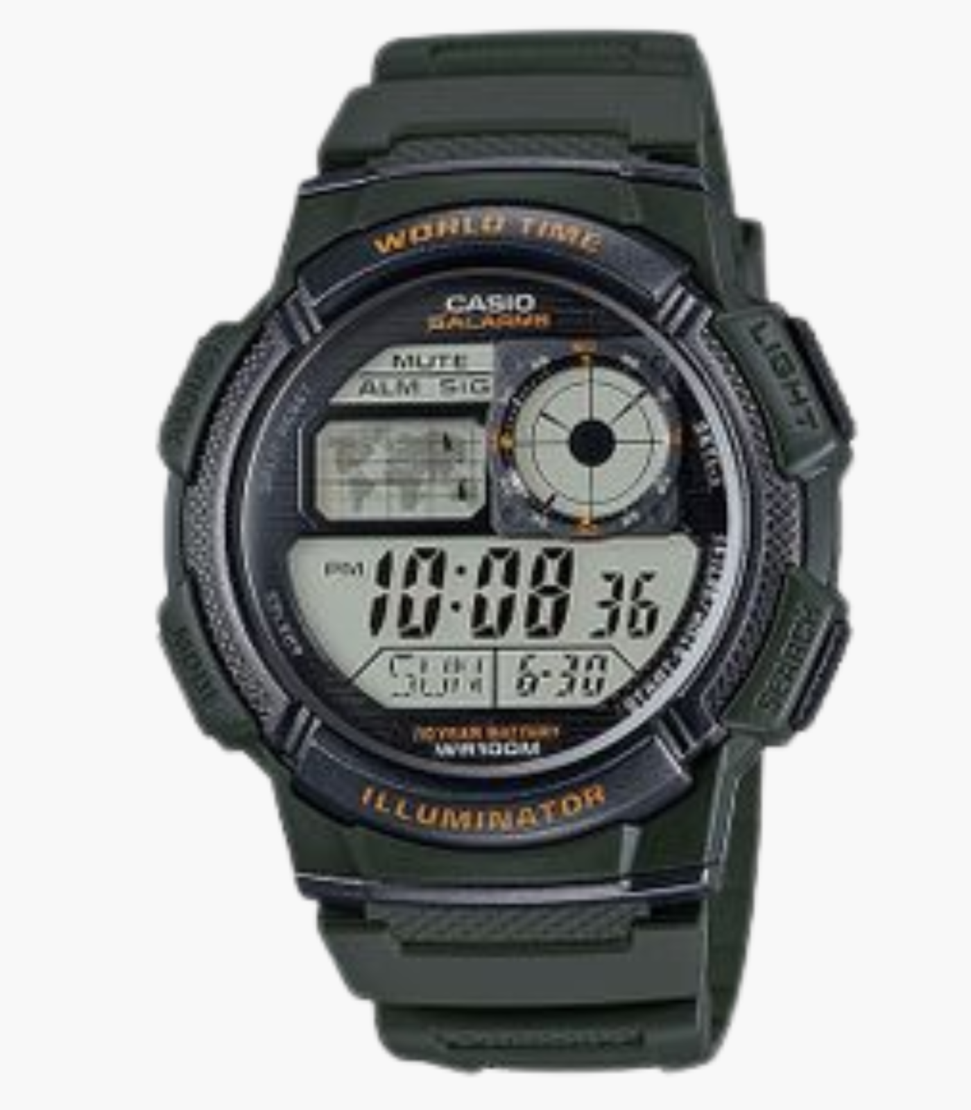 Montre Homme Casio - AE-1000W-3AVDF - Bracelet en Résine Treillis