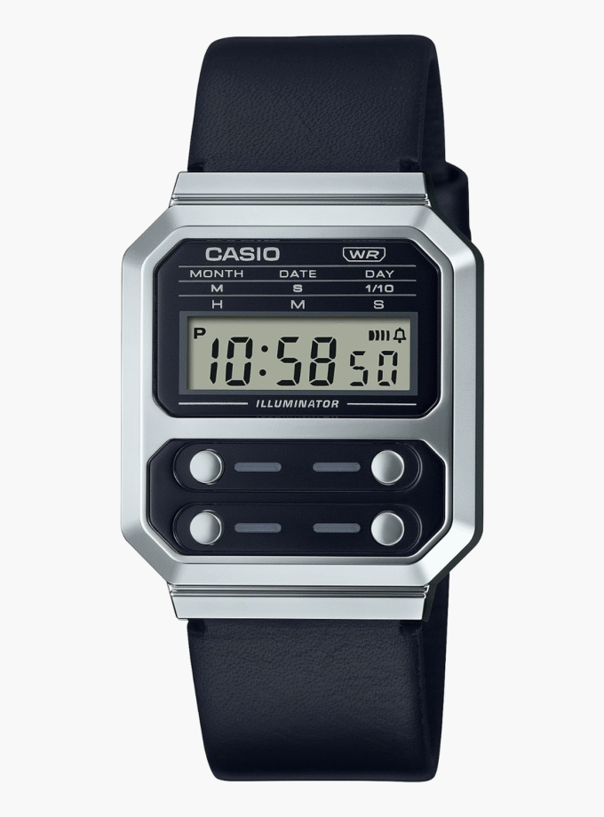 Montre Homme Casio - A100WEL-1ADF - Bracelet en Résine Noir