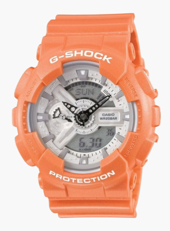 Montre Homme G-Shock - GA-110SG-4ADR - Bracelet en Résine - Orange