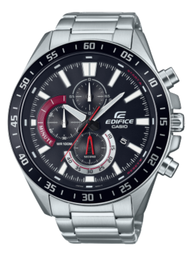 Montre Homme Casio Edifice EFV-620D-1A4VUDF - Bracelet Gris en acier Inoxydable - Résistance à l'eau 100 Mètres