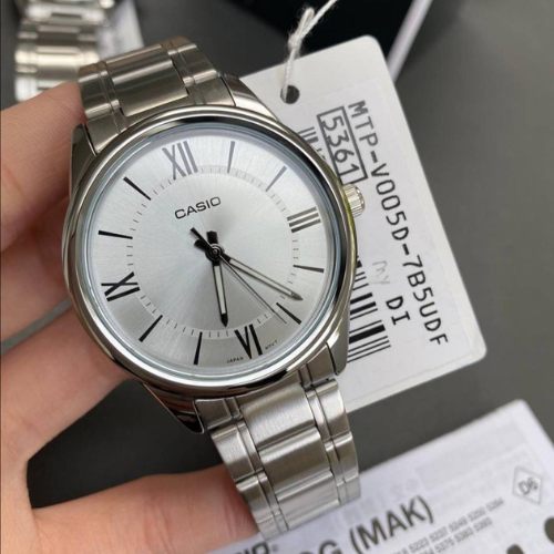 Casio Montre Homme MTP-V005D-7B5UDF - Bracelet en Acier Inoxydable - Argent