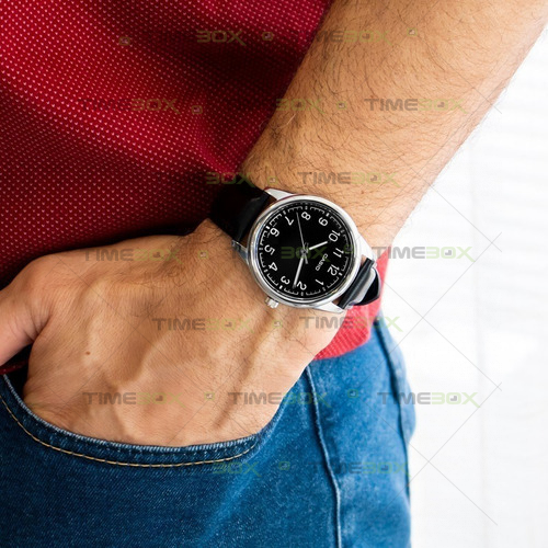 Montre Homme Casio - MTP-V002L-1BUDF - Bracelet en Cuir noir - Affichage analogique - Résistant à l'eau