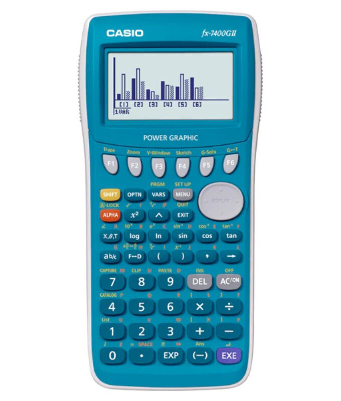 Calculatrice Graphique CASIO - Écran 8 lignes - Mode Equation - FX-7400GII