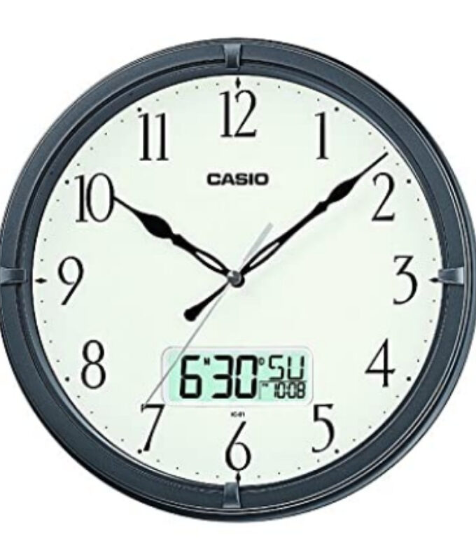 Horloges Murale Quartz Analogique & Numérique Casio