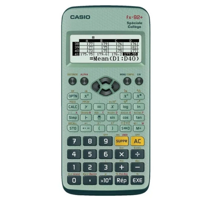 Calculatrice Scientifique - Special Collège - Casio - Fx-92+ Garantie 1 An