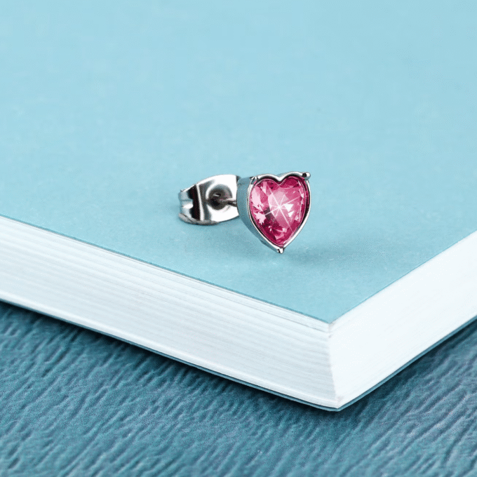 Boucles d’oreilles femme – LA PETITE STORY – Élégantes, sentimentales, inspiration féminine, cadeau idéal – Métal doré – Ref LPS02AQM51