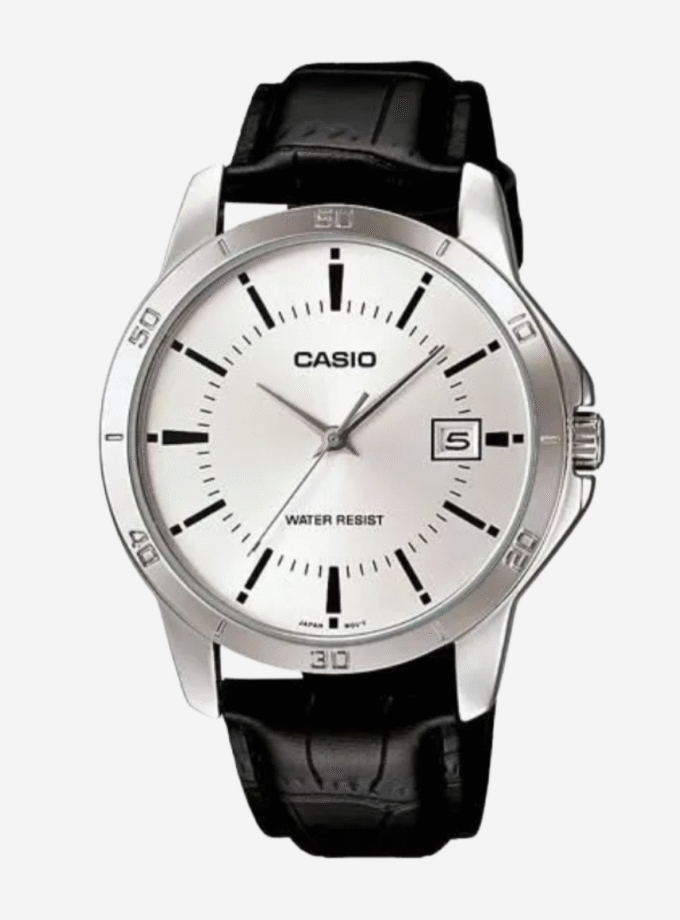 Montre Homme Casio - MTP-V004L-7AUDF - Bracelet en cuir noir - Affichage analogique