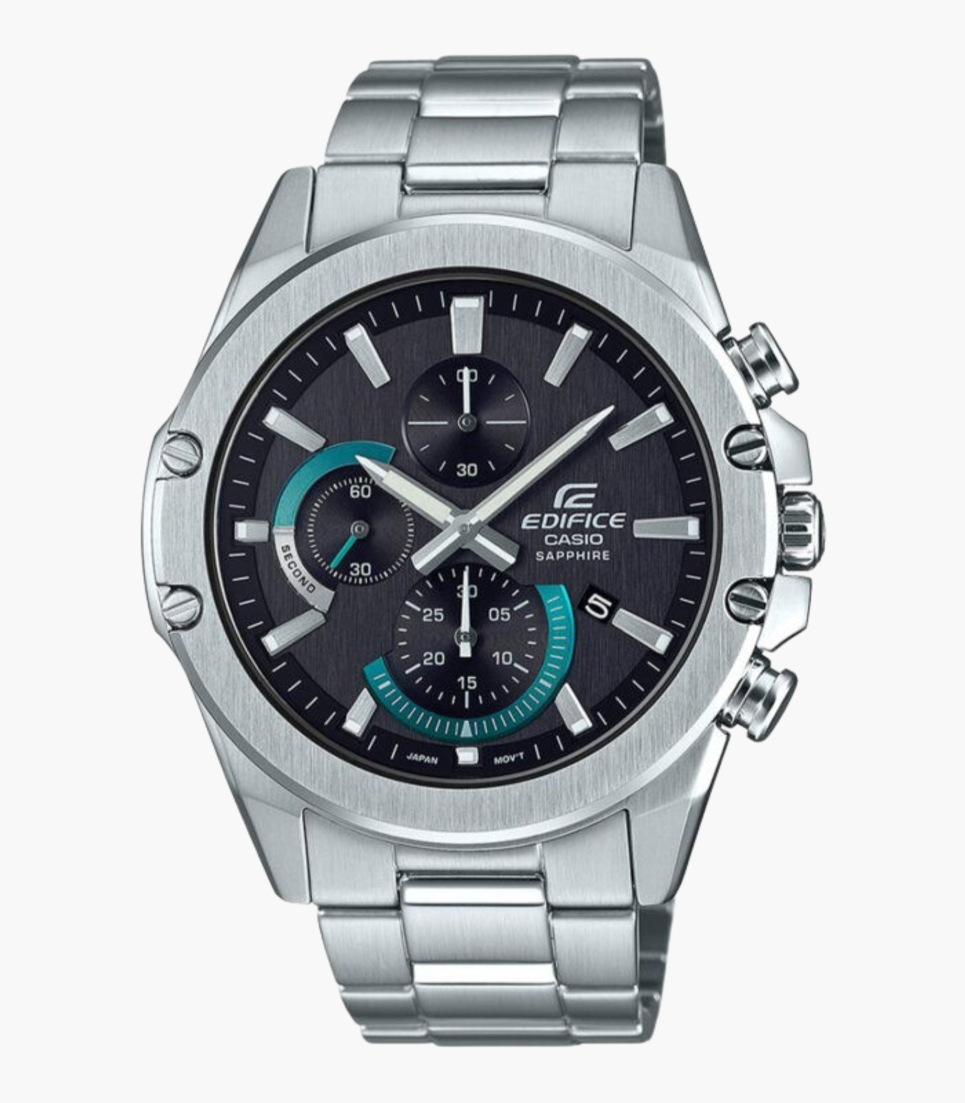 Montre Homme Casio - EFR-S567D-1AVUDF - Bracelet en acier inoxydable - Chronographe - Verre en saphir - Verre Saphir – Image 3