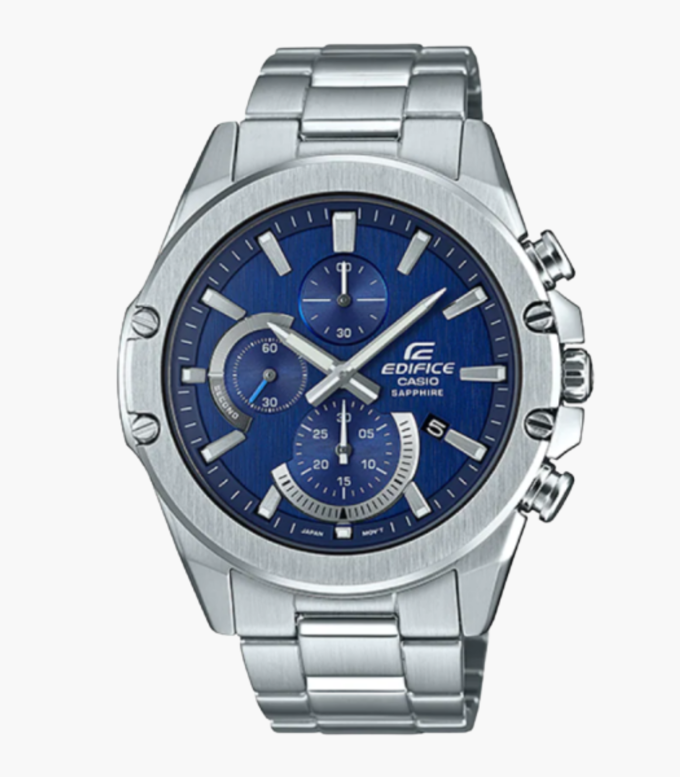 Montre Homme Casio Edifice EFR-S567D-2AVUDF - Bracelet en Acier Inoxydable - Chronographe- Verre en saphir - Verre Saphir
