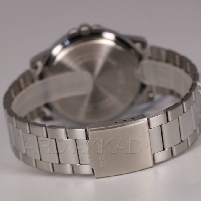 Montre Casio Homme - MTP-VD300D-2EUDF - Bracelet Gris En Acier Inoxydable - Résistante À L'Eau - 12 Mois De Garantie