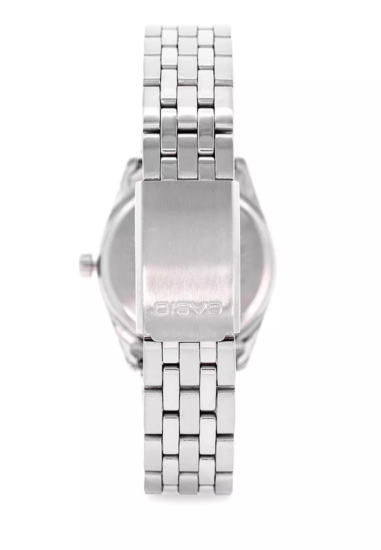 montre casio homme bracelet gris en acier inoxydable résistante À l'eau 12 mois de garantie mtp 1335d 1a2vdf