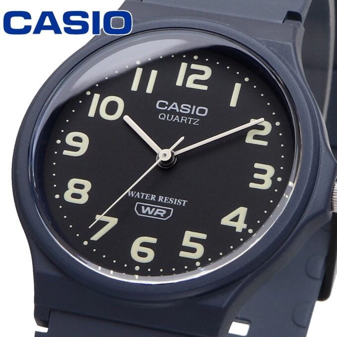 Montre Jeunesse Casio - MQ-24UC-2BDF - Bracelet en Résine Bleu - Affichage analogique - Résistant à l'eau