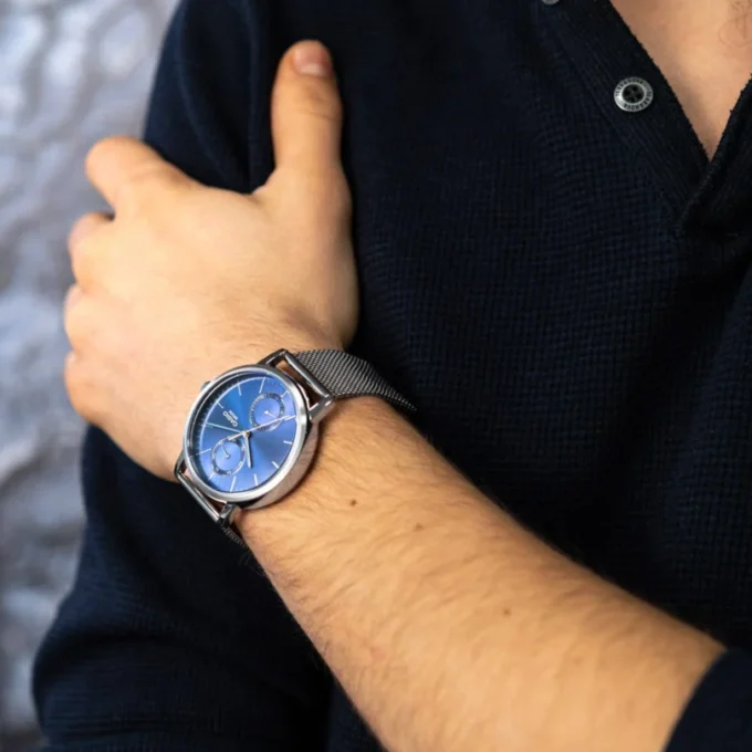 Montre Homme Casio - MTP-B310M-2AVDF - Bracelet en acier inoxydable - Résistant à l'eau