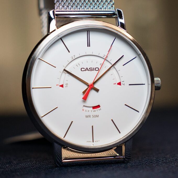 aiwatch_MTP-B105M-7AVDF - Montre Homme Casio - MTP-B105M-7AVDF - Bracelet en acier inoxydable - Résistant à l'eau