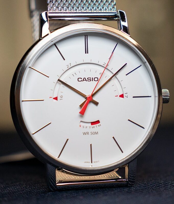 aiwatch_MTP-B105M-7AVDF - Montre Homme Casio - MTP-B105M-7AVDF - Bracelet en acier inoxydable - Résistant à l'eau