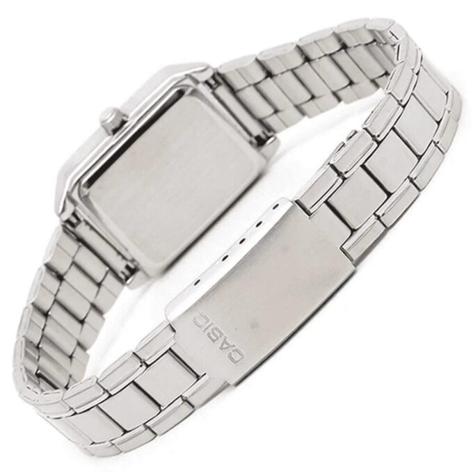 Montre Casio Femme - Bracelet Gris En Acier Inoxydable - Résistante À L'Eau - 12 Mois De Garantie - Ltp-V007D-2Eudf