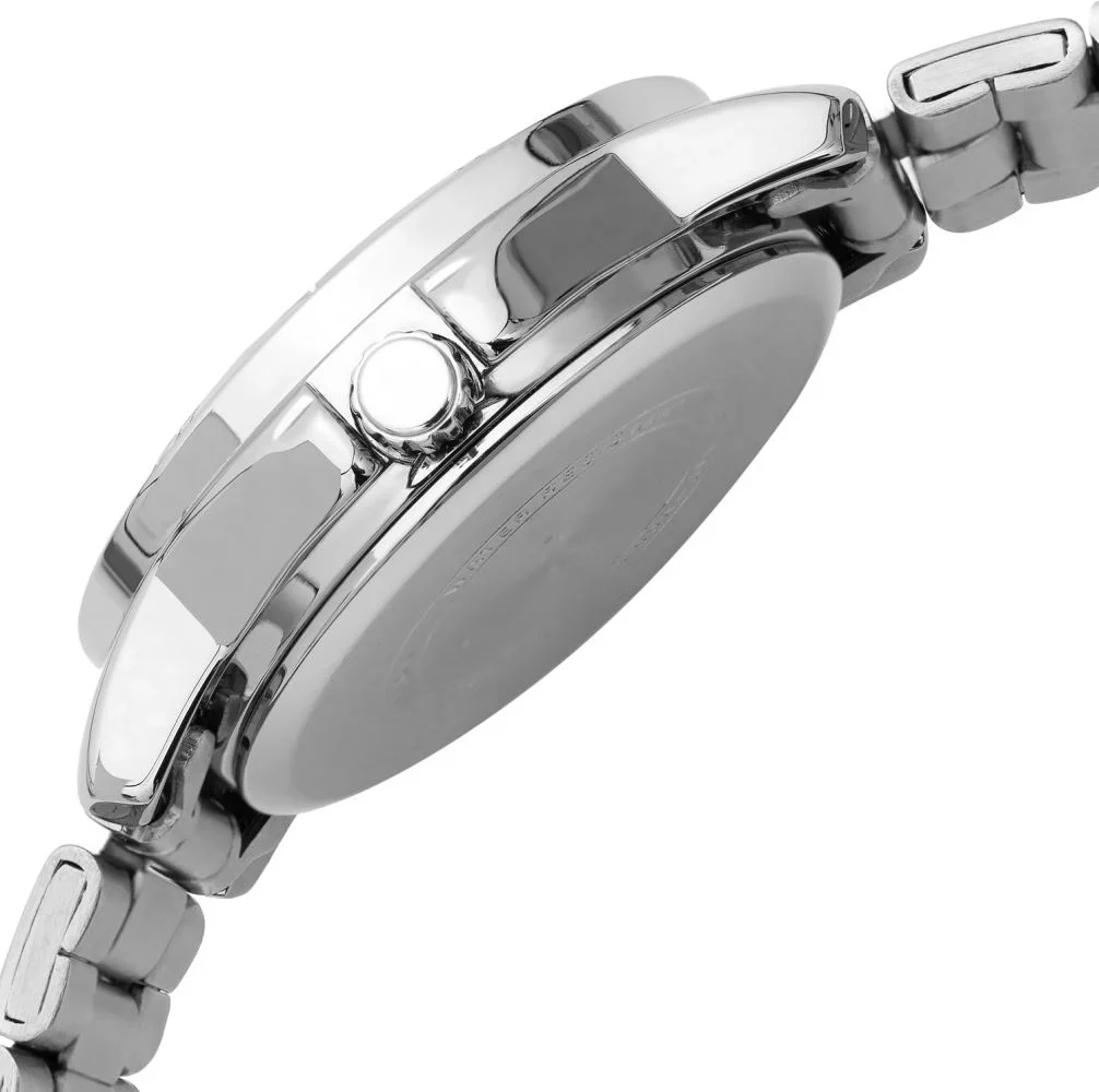aiwatch_LTP-V004D-7BUDF - Montre Casio Femme - LTP-V004D-7BUDF - Bracelet Gris En Acier Inoxydable - Cadran Blanc - 12 Mois De Garantie