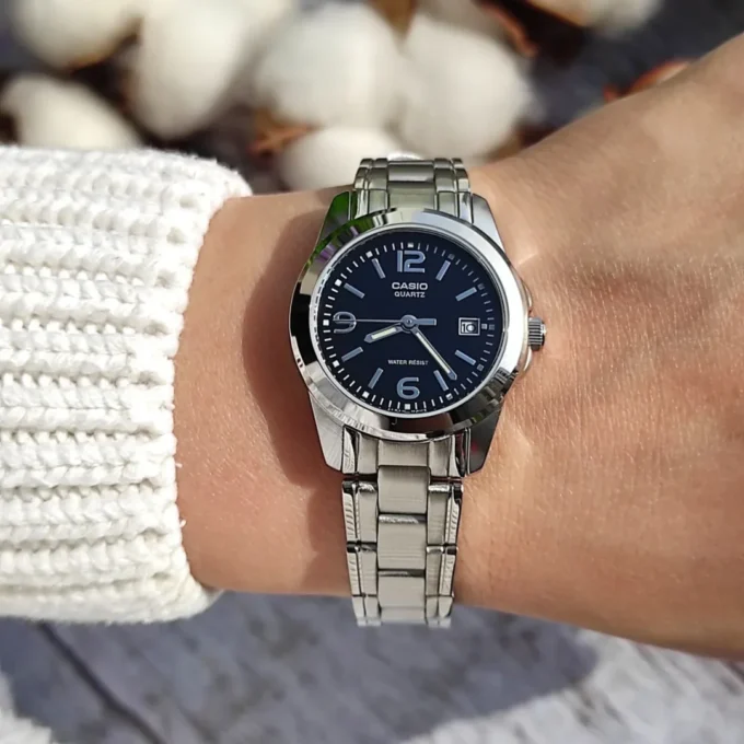 Montre Femme Casio Ltp-1215A-1Adf - Argent