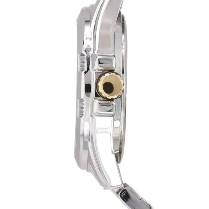 Montre Casio Femme - Bracelet Gris/Dorée En Acier Inoxydable - Cadran Blanc - 12 Mois De Garantie - Ltp-1308Sg-7Avdf