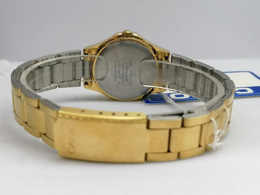 aiwatch_LTP-1130N-1ARDF - Montre Casio Femme - Bracelet Gris En Acier Inoxydable - Résistante À L'Eau - 12 Mois De Garantie - Ltp-1130N-1Ardf