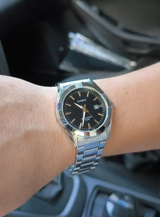 aiwatch_MTP-1308D-1A2VDF - Casio Montre Homme - MTP-1308D-1A2VDF - Bracelet en acier inoxydable - Résistant à l'eau