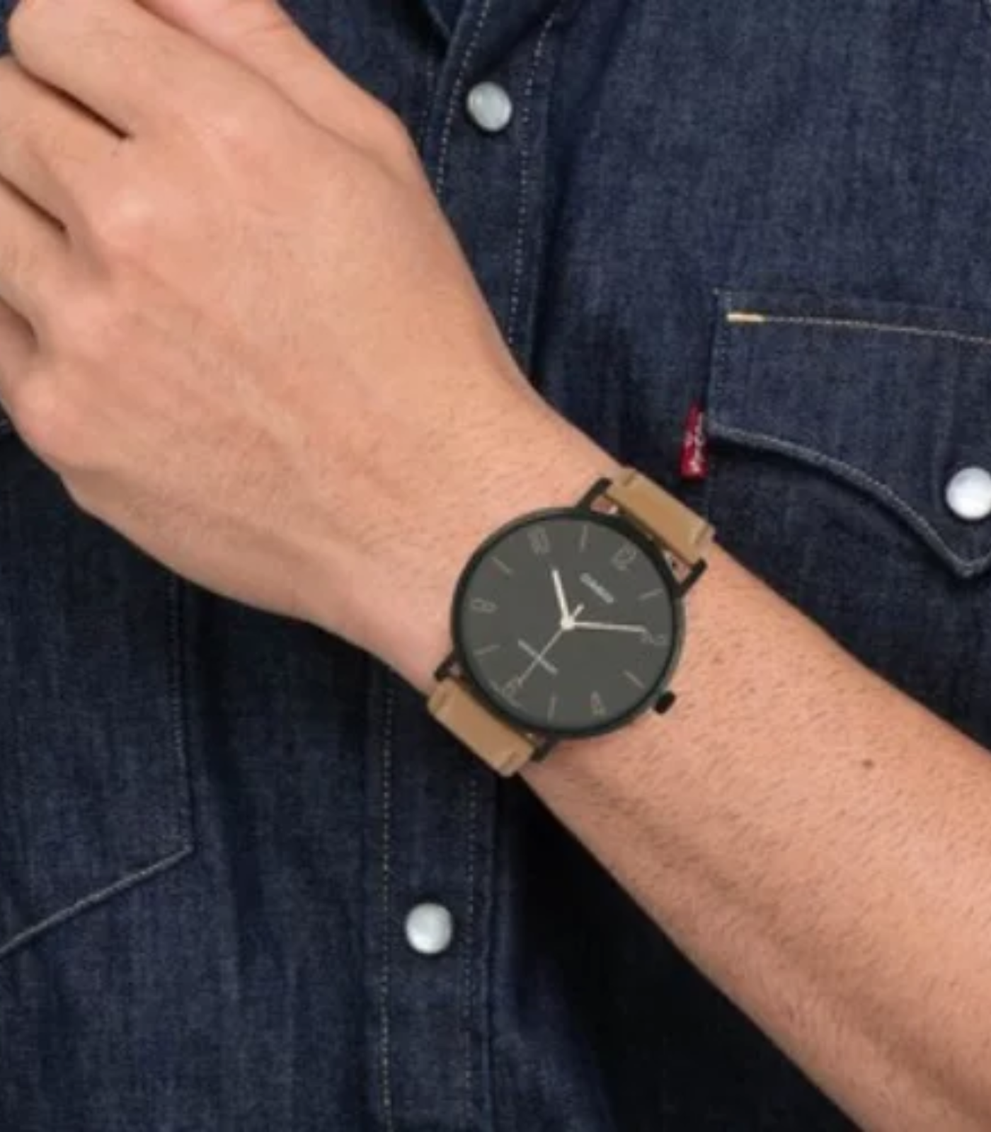 Montre Homme Casio Collection - MTP-VT01BL-1BUDF - Bracelet Brun En Cuir - Résistance À L'Eau 30 M – Image 2