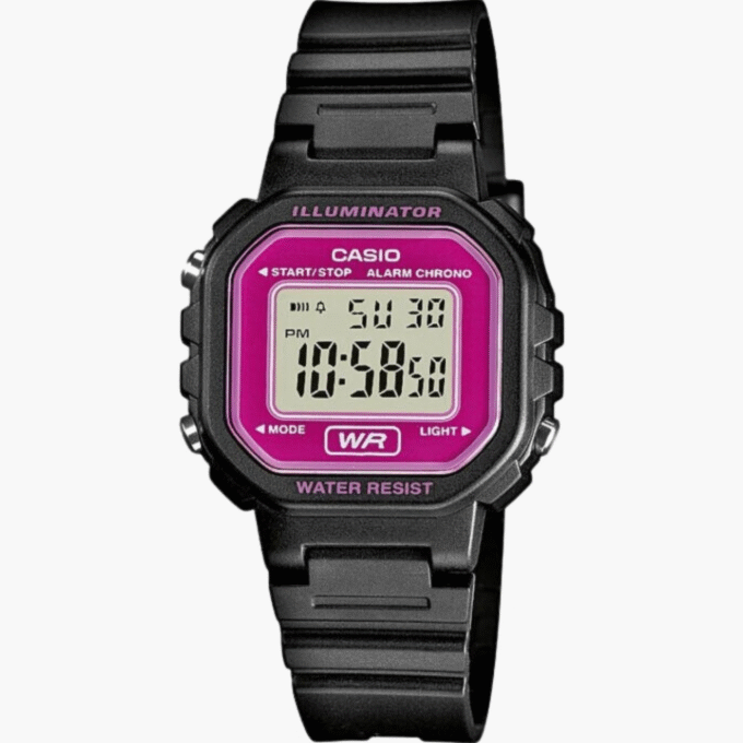 Montres Enfant Casio - LA-20WH-4ADF - Bracelet Noir En Resine - Boitier En Resine - 12 Mois De Garantie