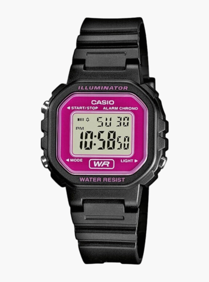 Montres Enfant Casio - LA-20WH-4ADF - Bracelet Noir En Resine - Boitier En Resine - 12 Mois De Garantie
