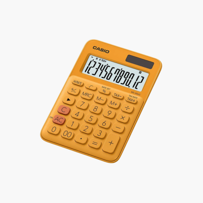 Mini Calculatrice Du Bureau Casio - Ms-20Uc-Rg