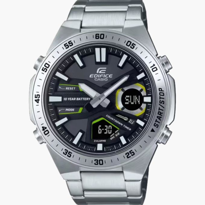 Montre Homme Casio Edifice EFV-C110D-1A3VDF - Bracelet en acier inoxydable - Résistant à l'eau