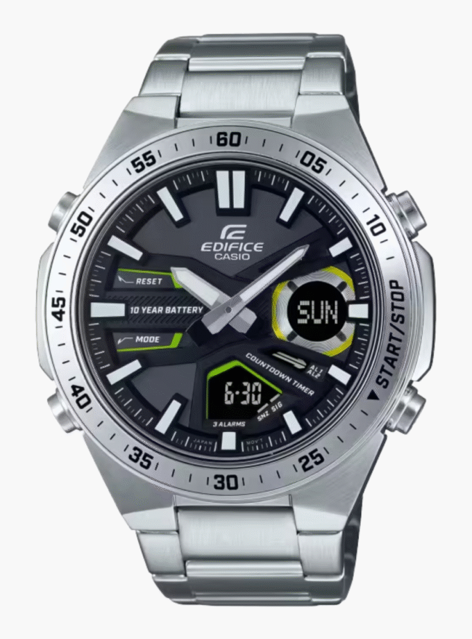 Montre Homme Casio Edifice EFV-C110D-1A3VDF - Bracelet en acier inoxydable - Résistant à l'eau
