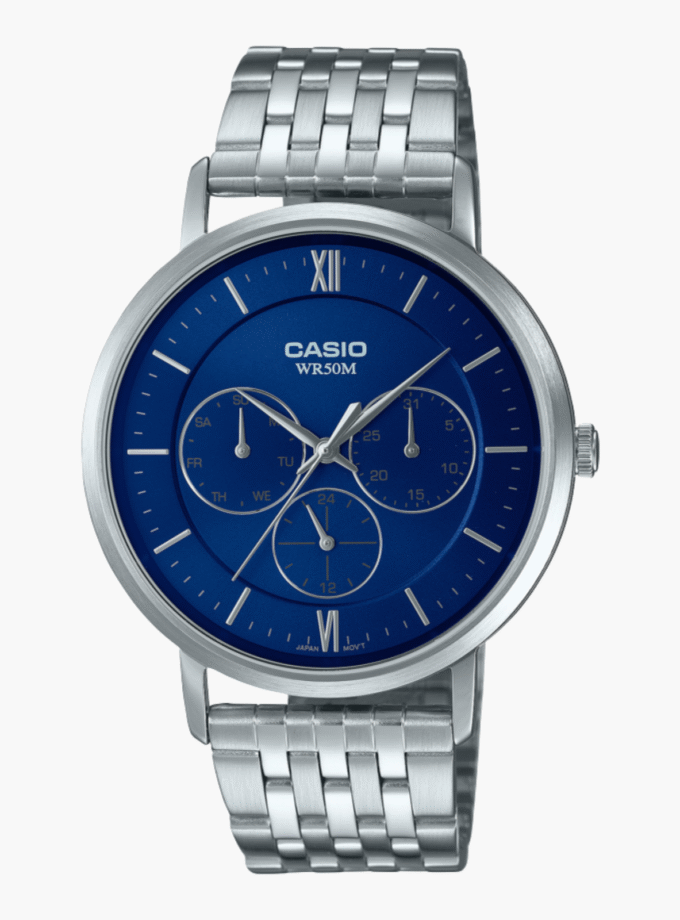 Montre Homme Casio - MTP-B300D-2AVDF - Bracelet en acier inoxydable - Résistant à l'eau
