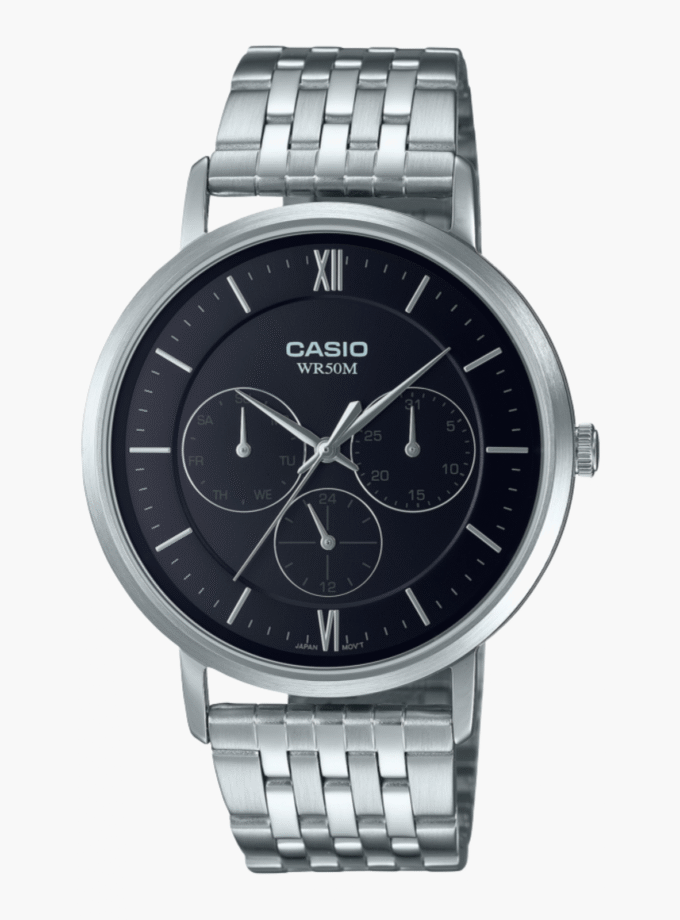 Montre Homme Casio - MTP-B300D-1AVDF - Bracelet en acier inoxydable - Résistant à l'eau