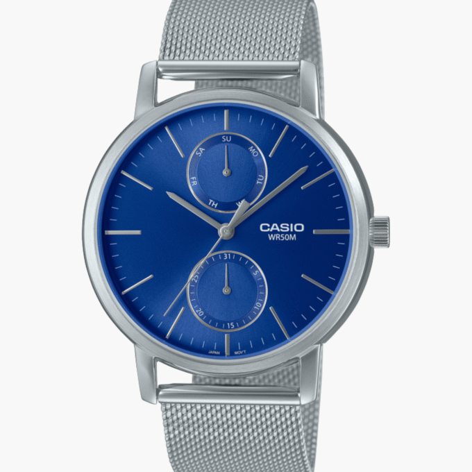 Montre Homme Casio - MTP-B310M-2AVDF - Bracelet en acier inoxydable - Résistant à l'eau