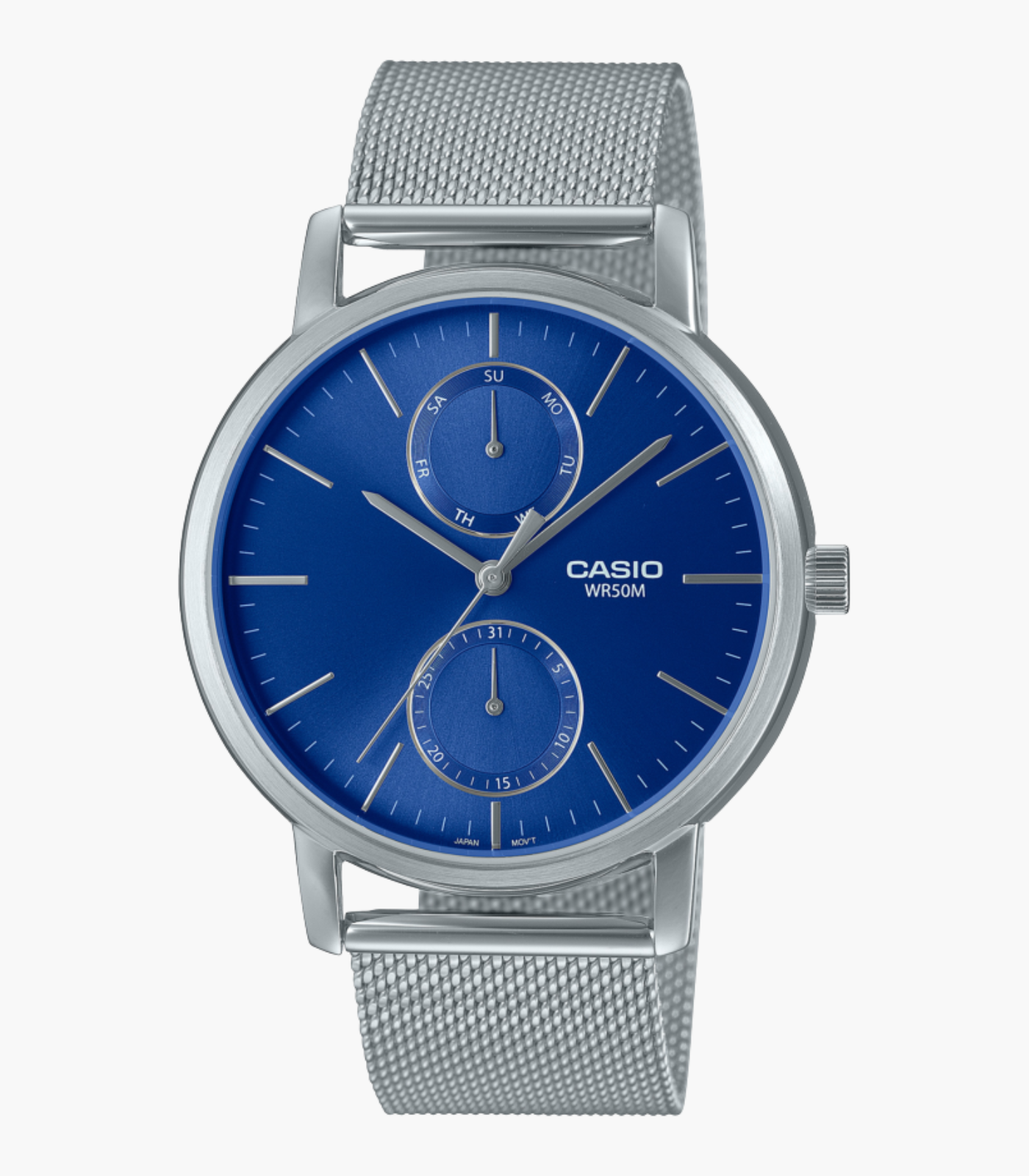 Montre Homme Casio - MTP-B310M-2AVDF - Bracelet en acier inoxydable - Résistant à l'eau